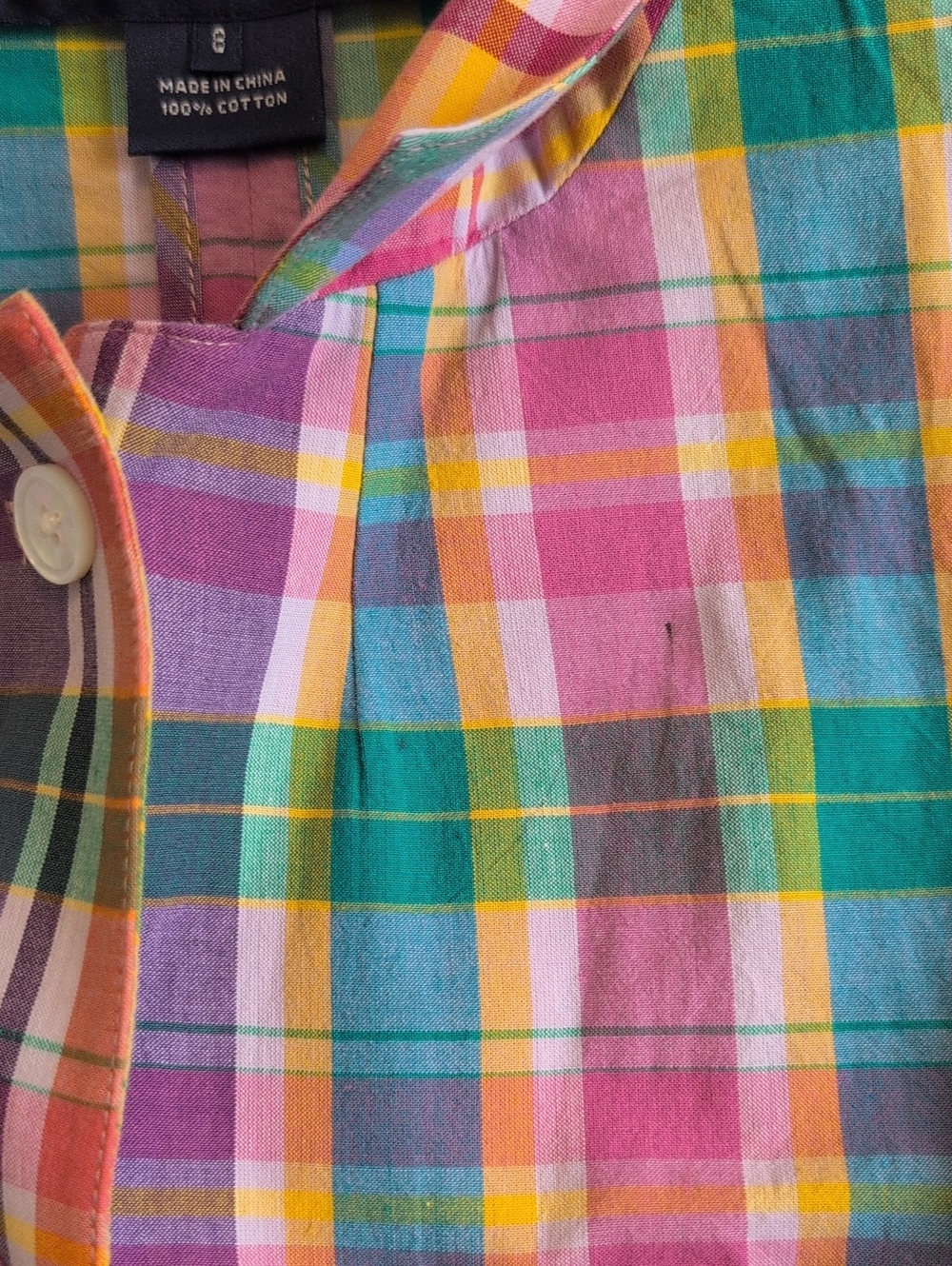 Ralph Lauren Sport Women's Plaid Blazer Pastel Size 8 90's Preppy - Picture 8 of 8